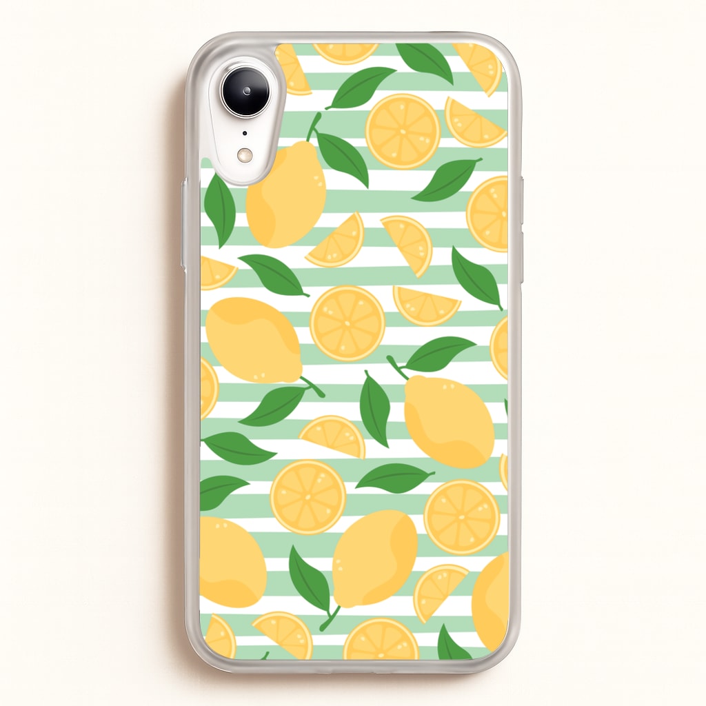 Lemons Pattern - Summer - Summer Phone Case for iPhone XR