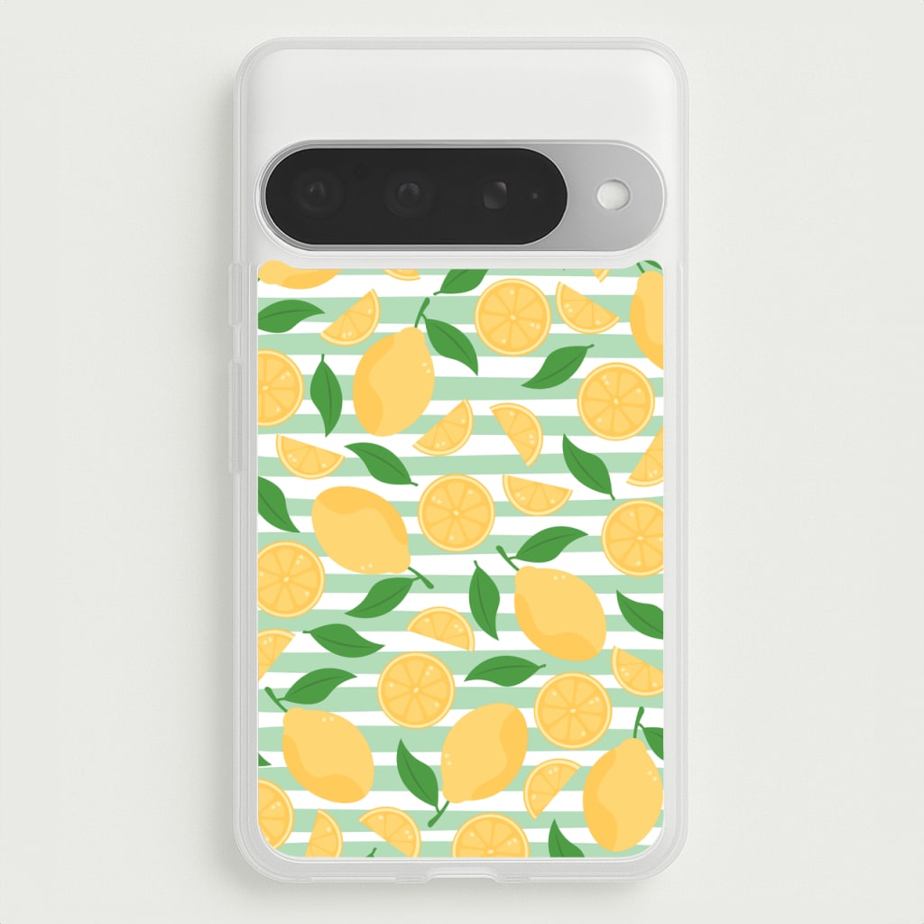 Lemons Pattern - Summer Phone Case for Google Pixel 10 Pro XL