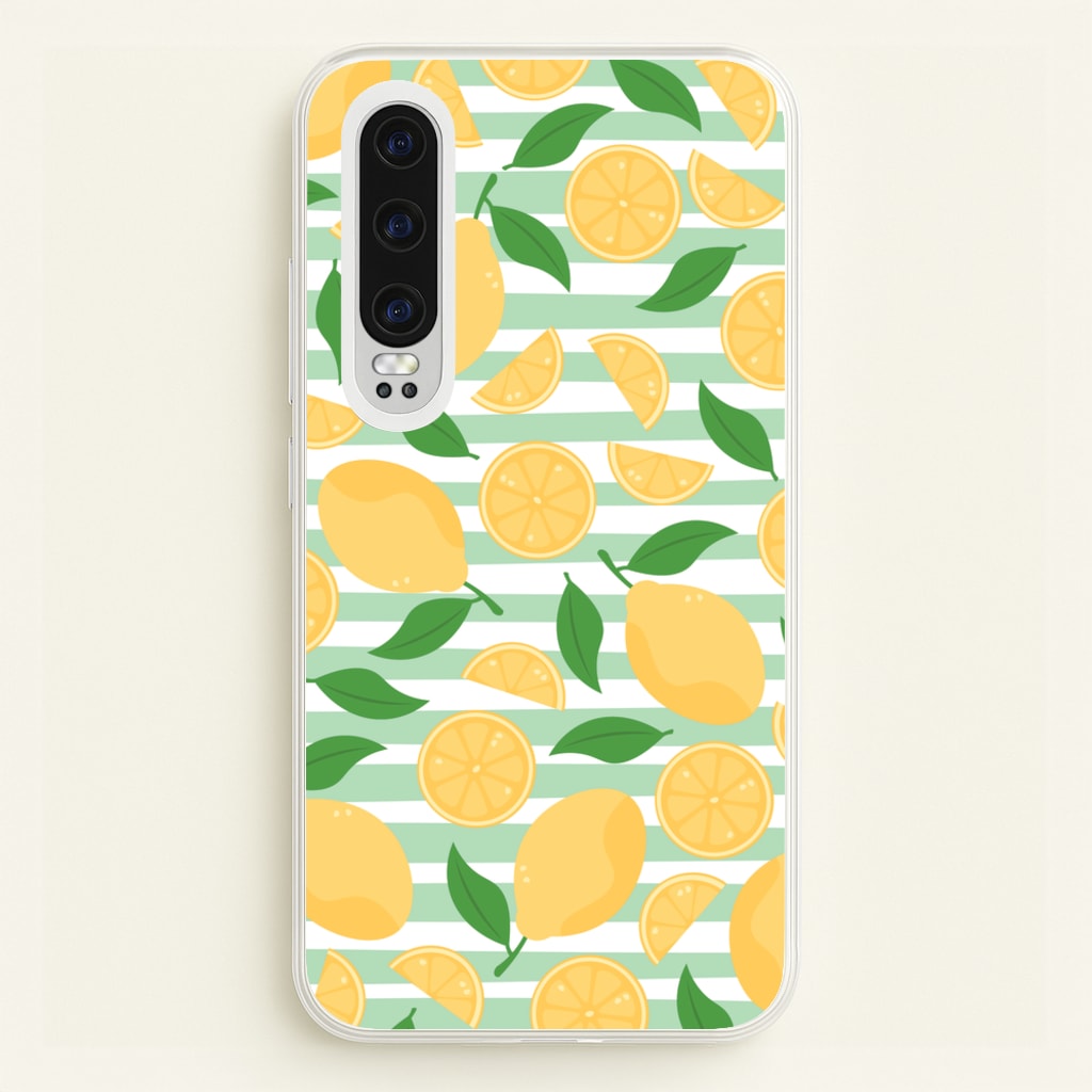Lemons Pattern - Summer - Summer Phone Case for Huawei P30