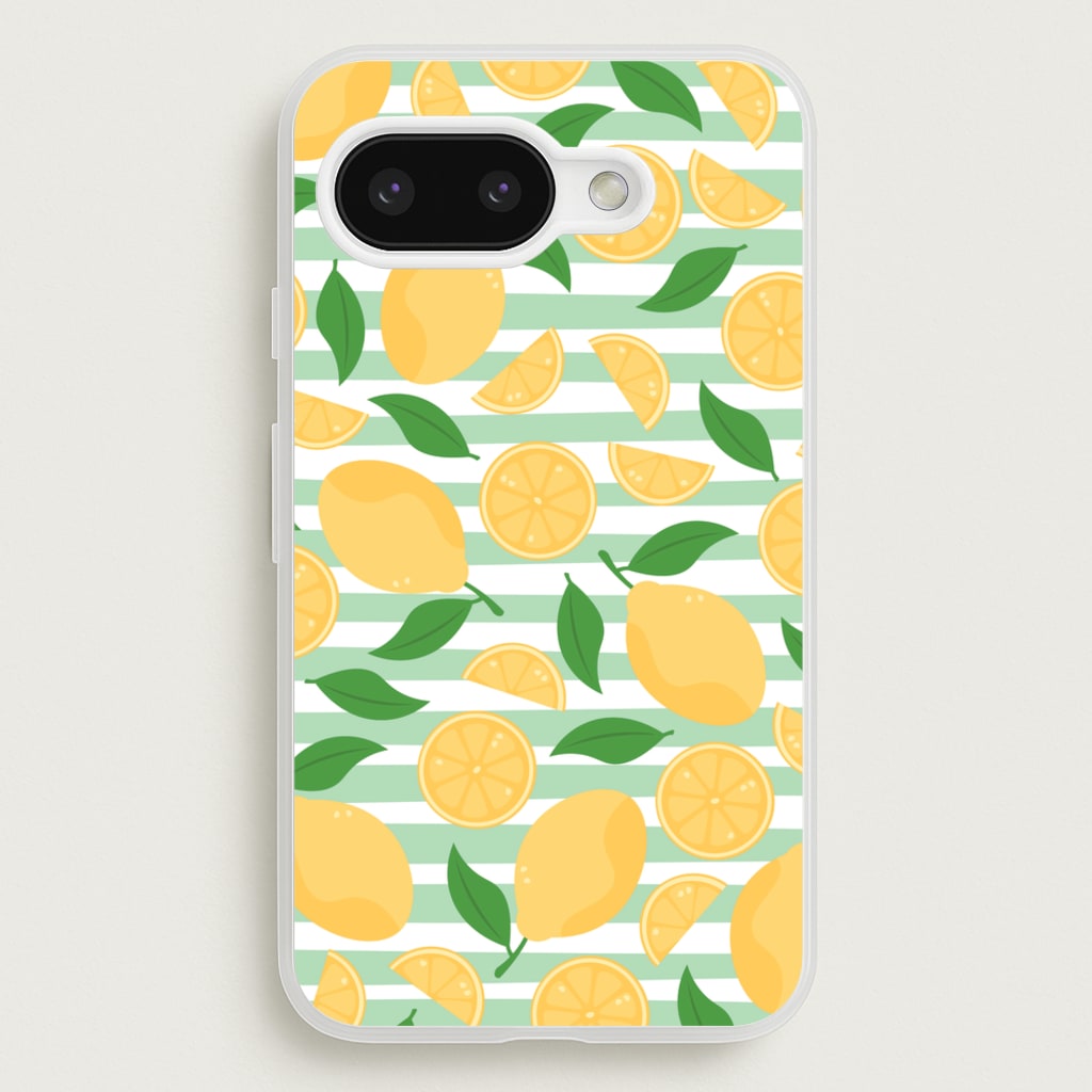 Lemons Pattern - Summer - Summer Phone Case for Google Pixel 9a