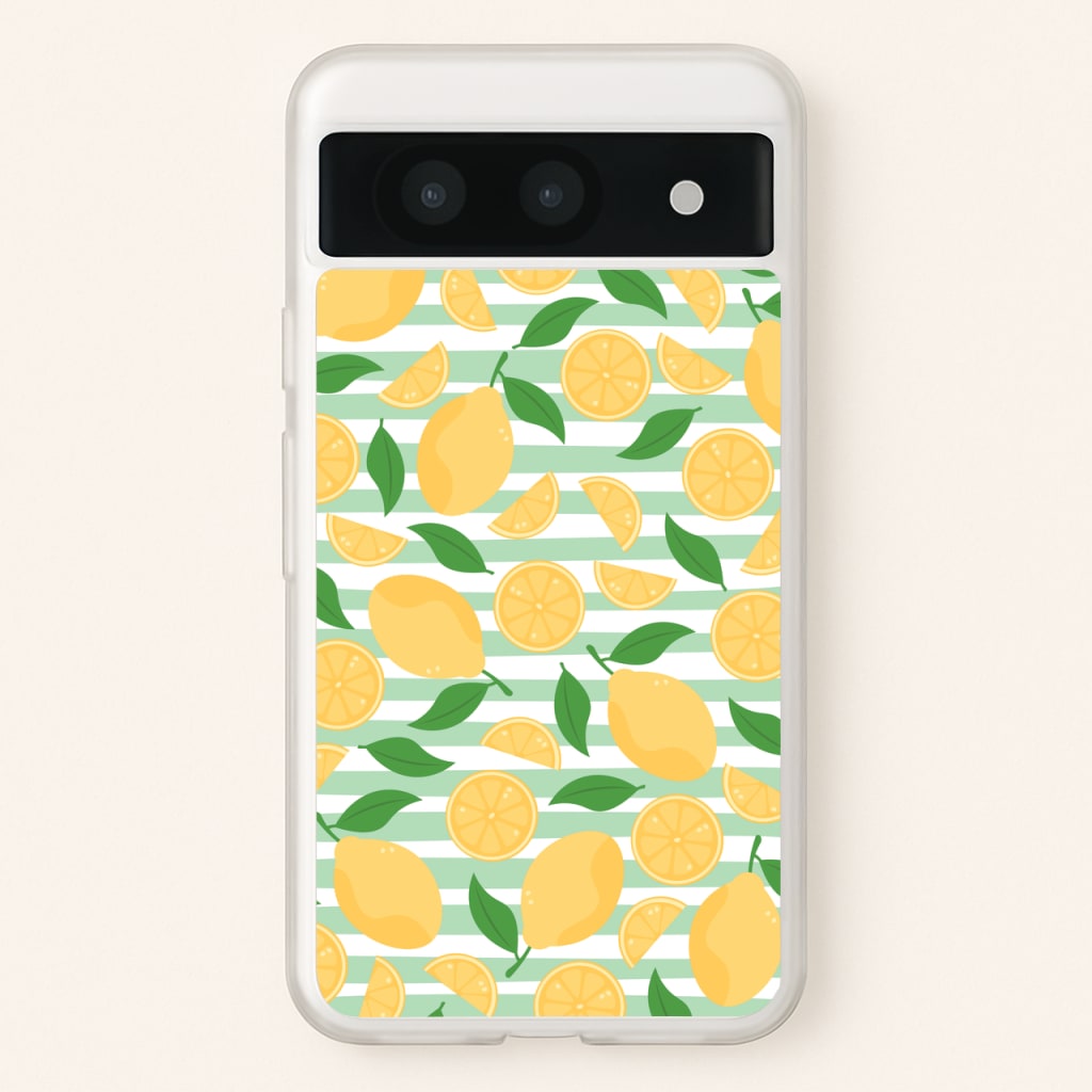 Lemons Pattern - Summer - Summer Phone Case for Google Pixel 8a