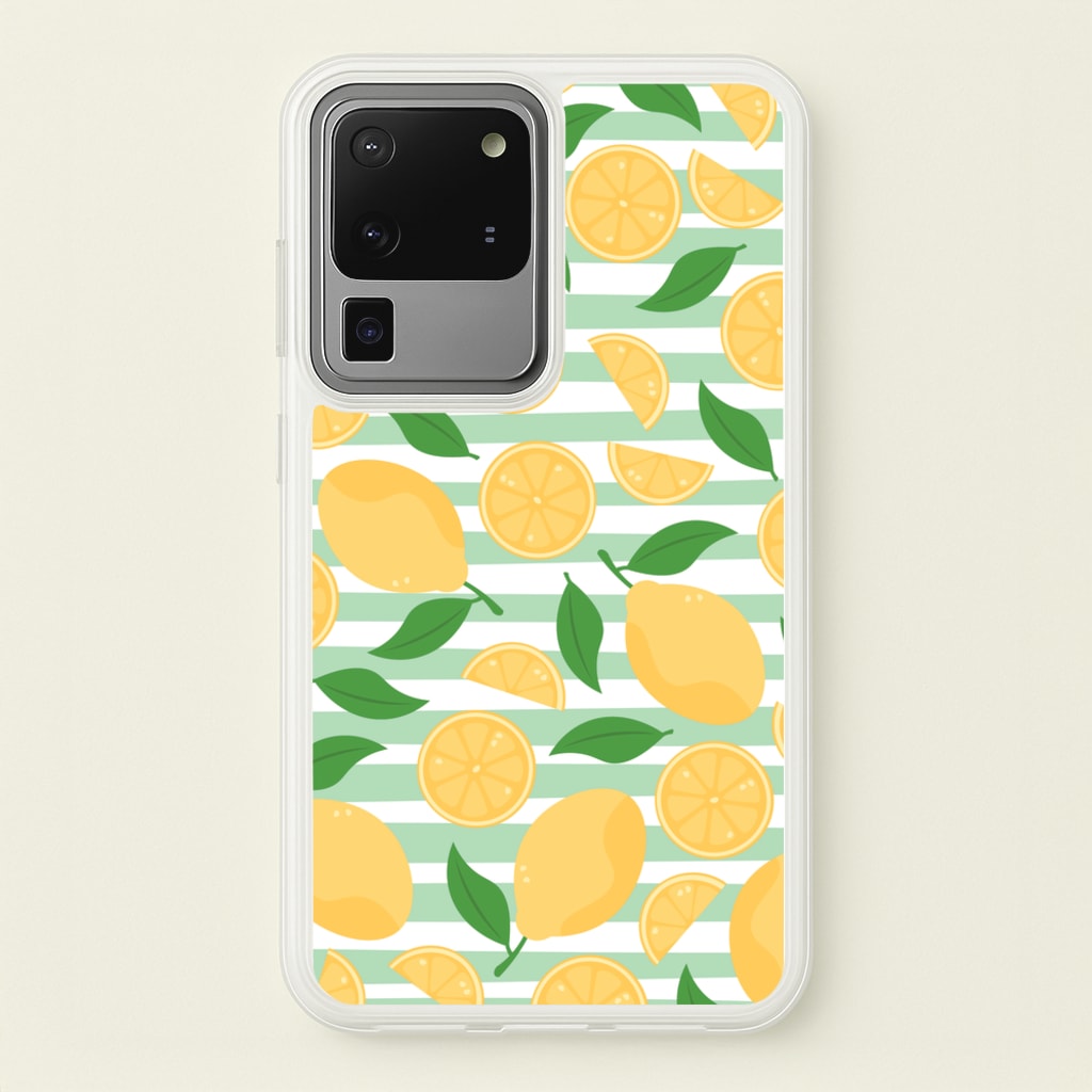 Lemons Pattern - Summer - Summer Phone Case for Galaxy S20 Ultra