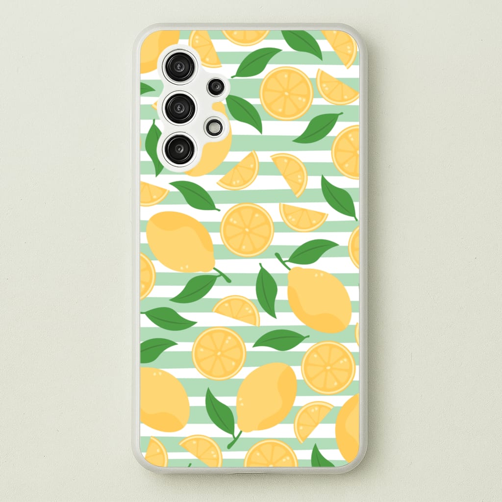 Lemons Pattern - Summer - Summer Phone Case for Galaxy A13
