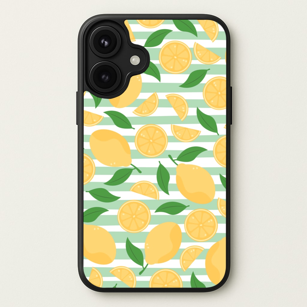 Lemons Pattern - Summer Phone Case for iPhone 17
