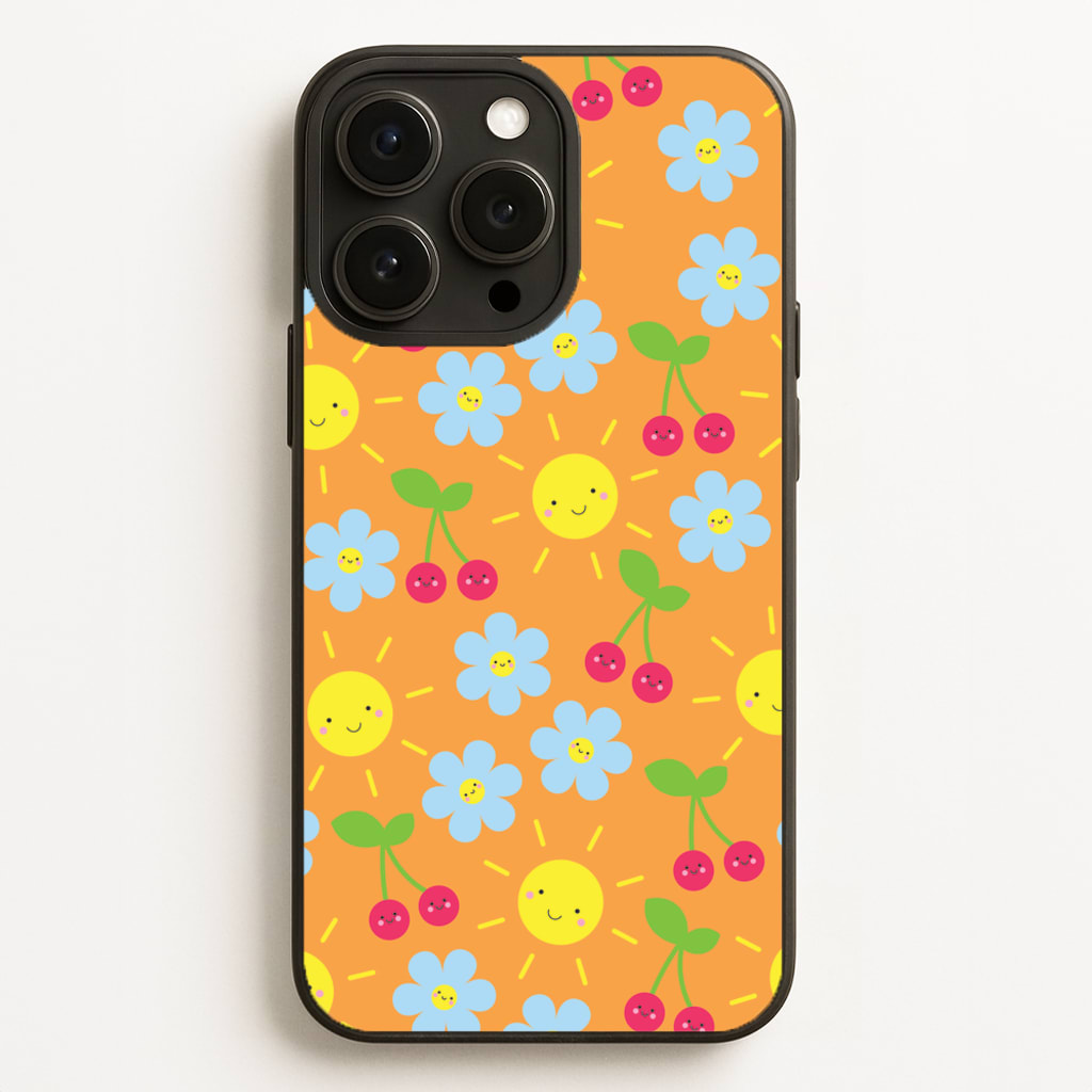 Vibey Pattern - Summer - Summer Phone Case for iPhone 16 Pro Max