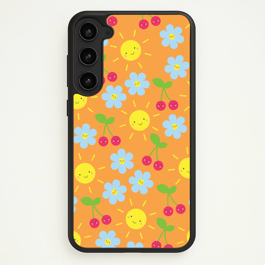 Vibey Pattern - Summer - Summer Phone Case for Galaxy S23