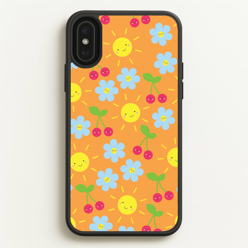 Vibey Pattern - Summer - Summer Phone Case for iPhone XS Max