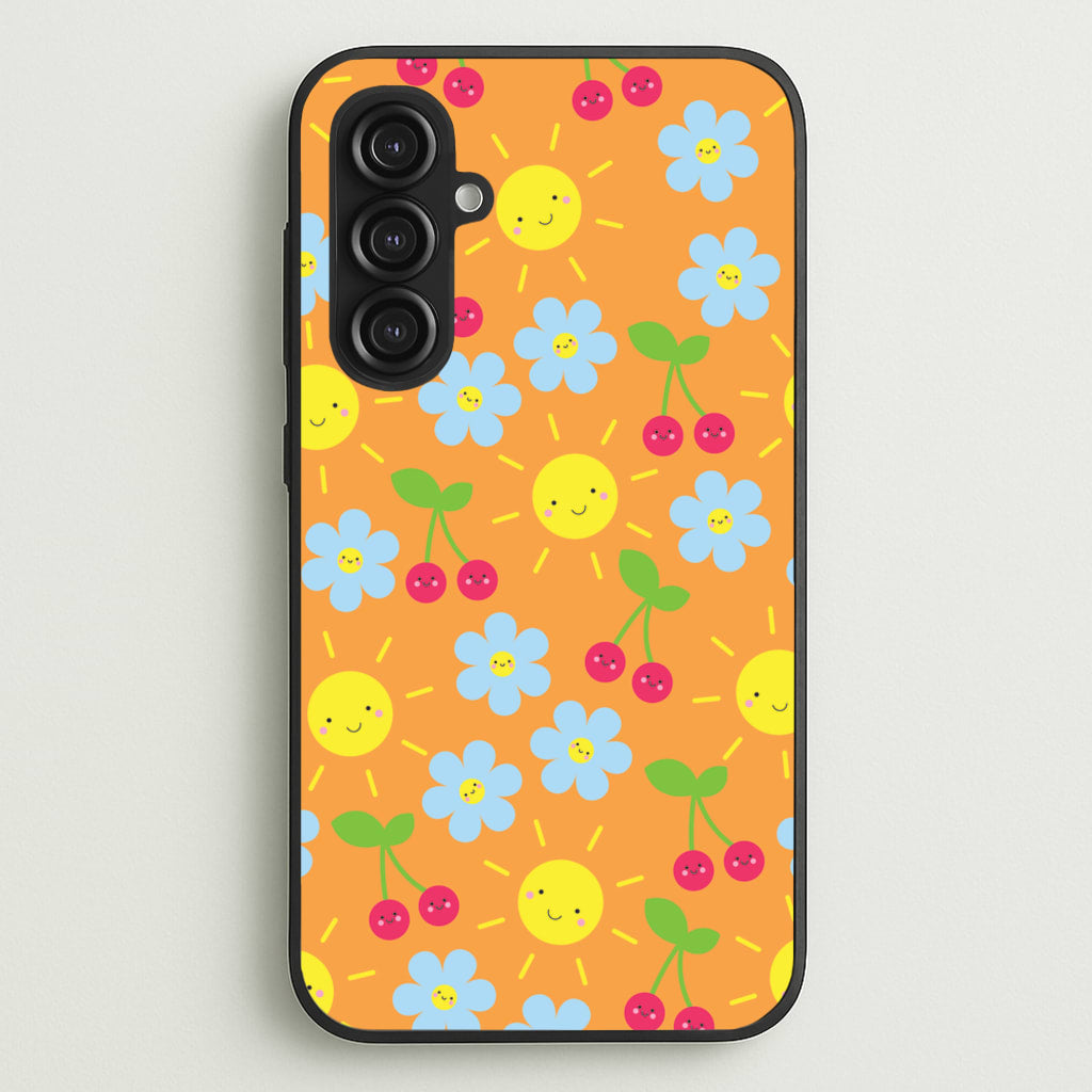 Vibey Pattern - Summer - Summer Phone Case for Galaxy S23FE