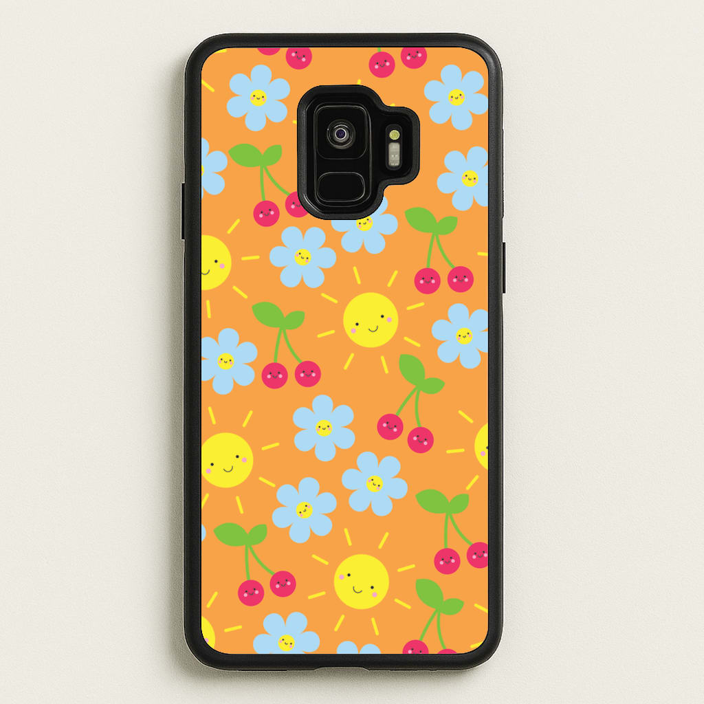 Vibey Pattern - Summer - Summer Phone Case for Galaxy S9
