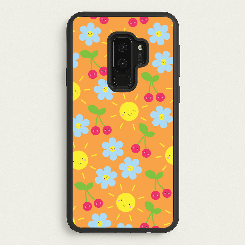 Vibey Pattern - Summer - Summer Phone Case for Galaxy S9 Plus