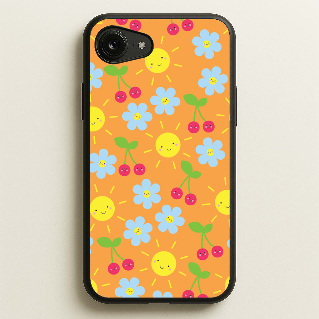 Vibey Pattern - Summer - Summer Phone Case for iPhone 16e