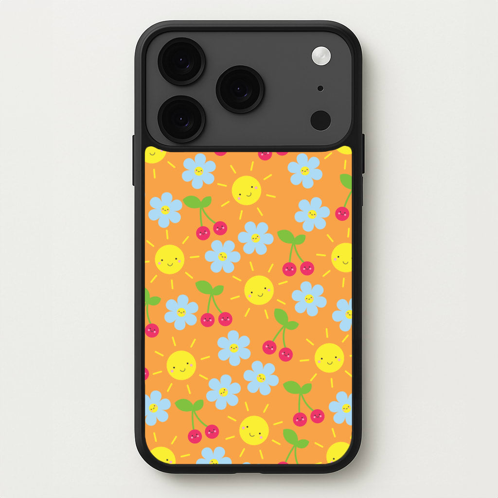 Vibey Pattern - Summer Phone Case for iPhone 17 Pro