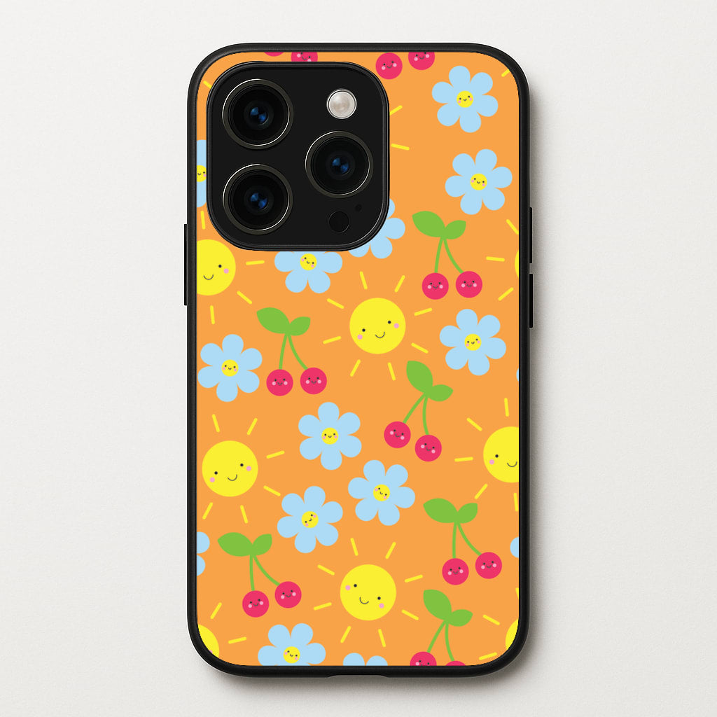 Vibey Pattern - Summer - Summer Phone Case for iPhone 15 Pro Max