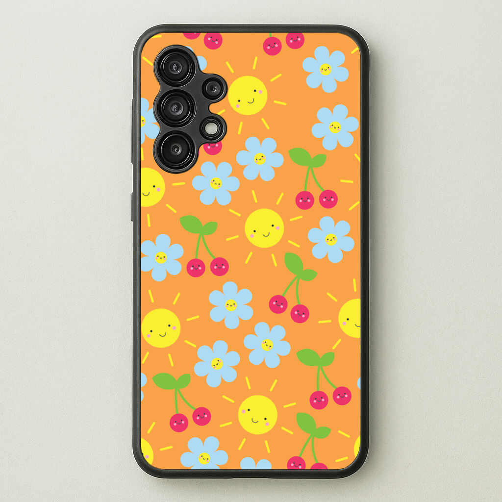 Vibey Pattern - Summer - Summer Phone Case for Galaxy A13