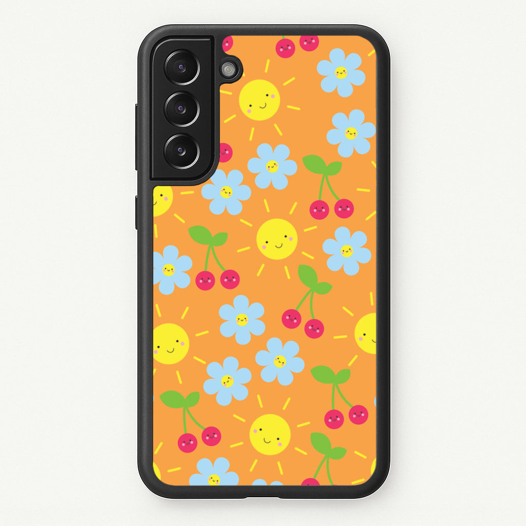 Vibey Pattern - Summer - Summer Phone Case for Galaxy S22