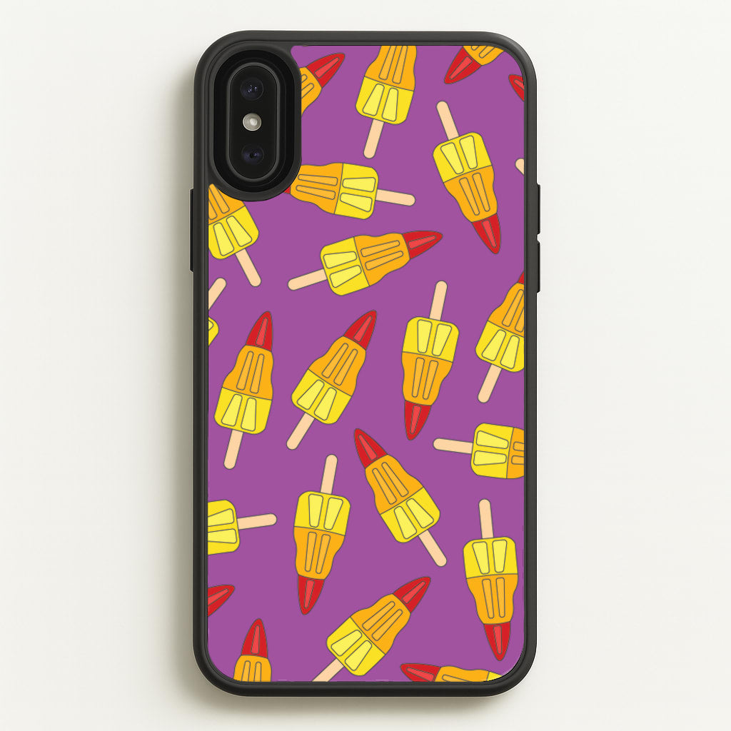 Rockets - Ice Cream Patterns - Summer Phone Case for iPhone XS Max