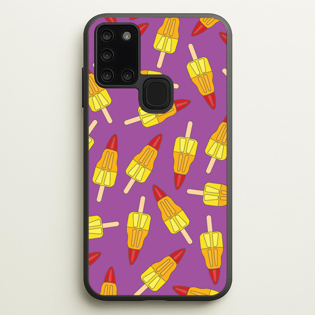 Rockets - Ice Cream Patterns - Summer Phone Case for Galaxy A21s