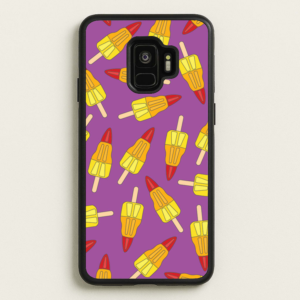 Rockets - Ice Cream Patterns - Summer Phone Case for Galaxy S9