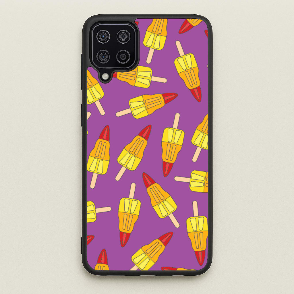 Rockets - Ice Cream Patterns - Summer Phone Case for Galaxy A12