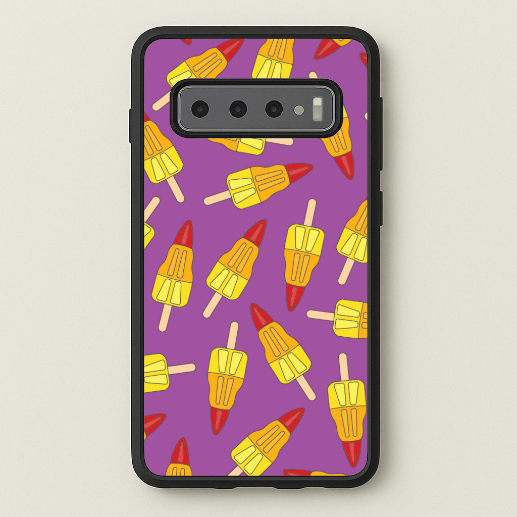 Rockets - Ice Cream Patterns - Summer Phone Case for Galaxy S10
