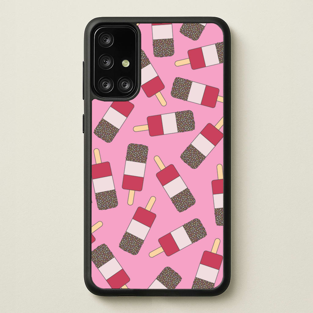 Fab - Ice Cream Patterns - Summer Phone Case for Galaxy A71