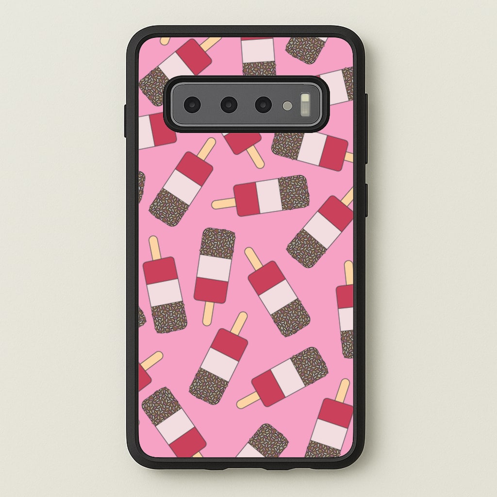 Fab - Ice Cream Patterns - Summer Phone Case for Galaxy S10