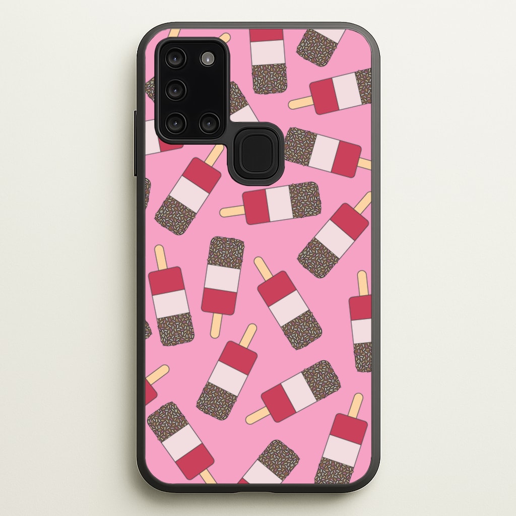 Fab - Ice Cream Patterns - Summer Phone Case for Galaxy A21s
