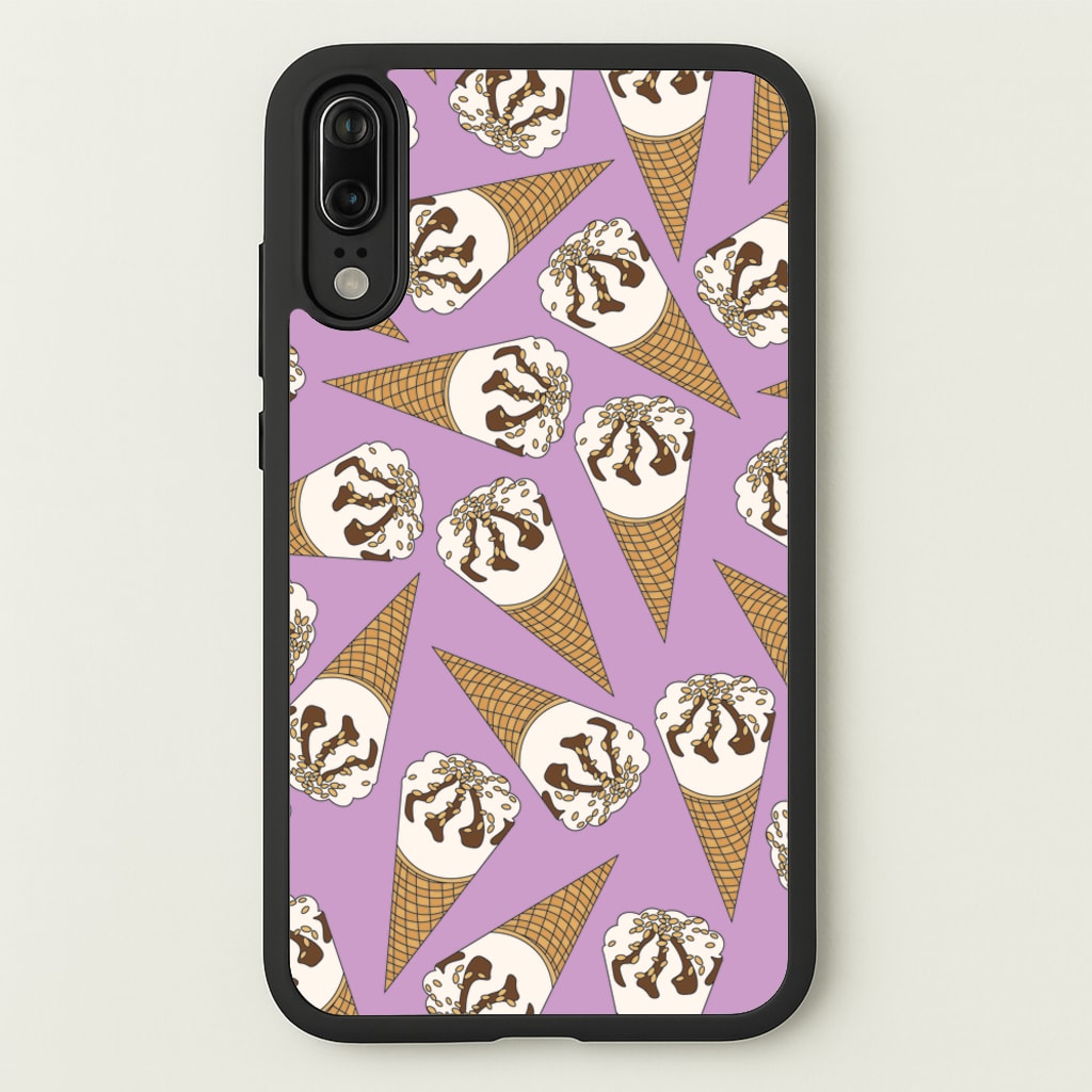 Netto - Ice Cream Patterns - Summer Phone Case for Huawei P20