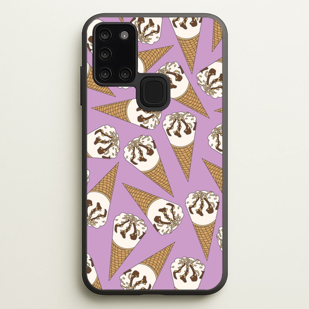 Netto - Ice Cream Patterns - Summer Phone Case for Galaxy A21s
