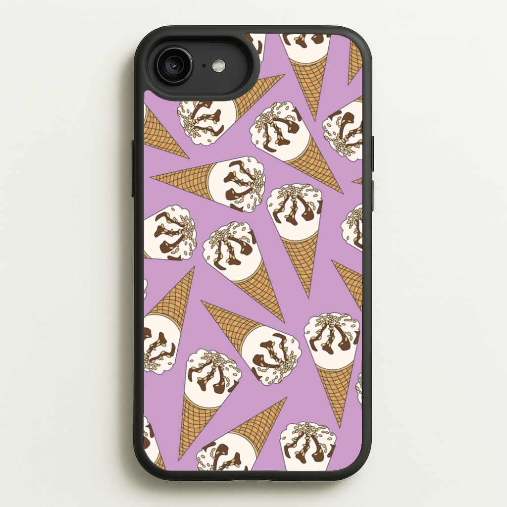 Netto - Ice Cream Patterns - Summer Phone Case for iPhone 6 Plus / 7 Plus / 8 Plus