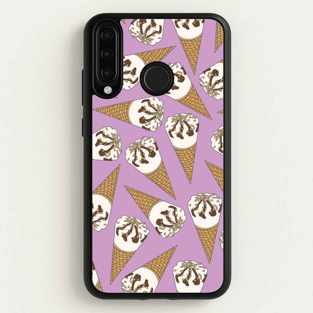 Netto - Ice Cream Patterns - Summer Phone Case for Huawei P30 Lite