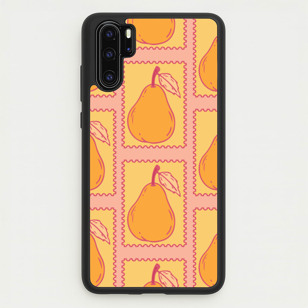 Pear Stamps Pattern - Summer Phone Case for Huawei P30 Pro