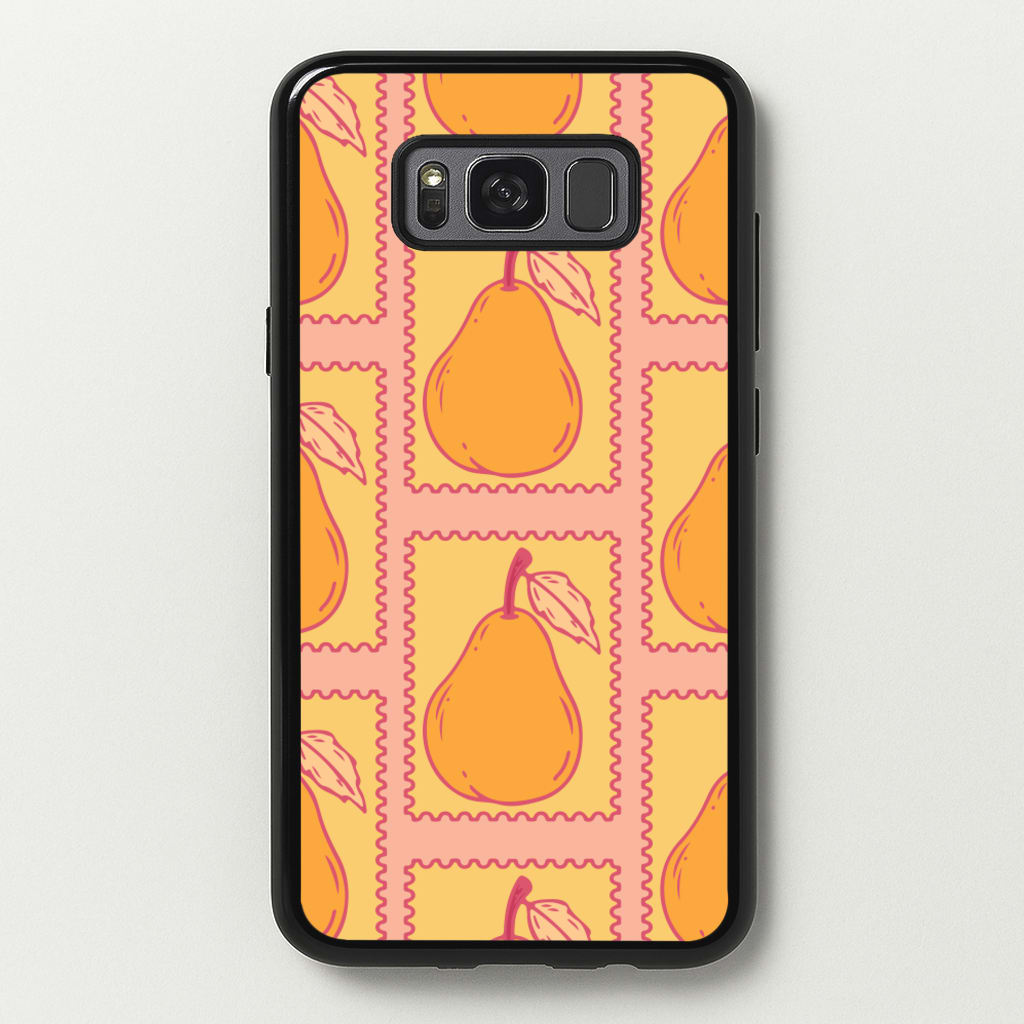 Pear Stamps Pattern - Summer Phone Case for Galaxy S8 Plus