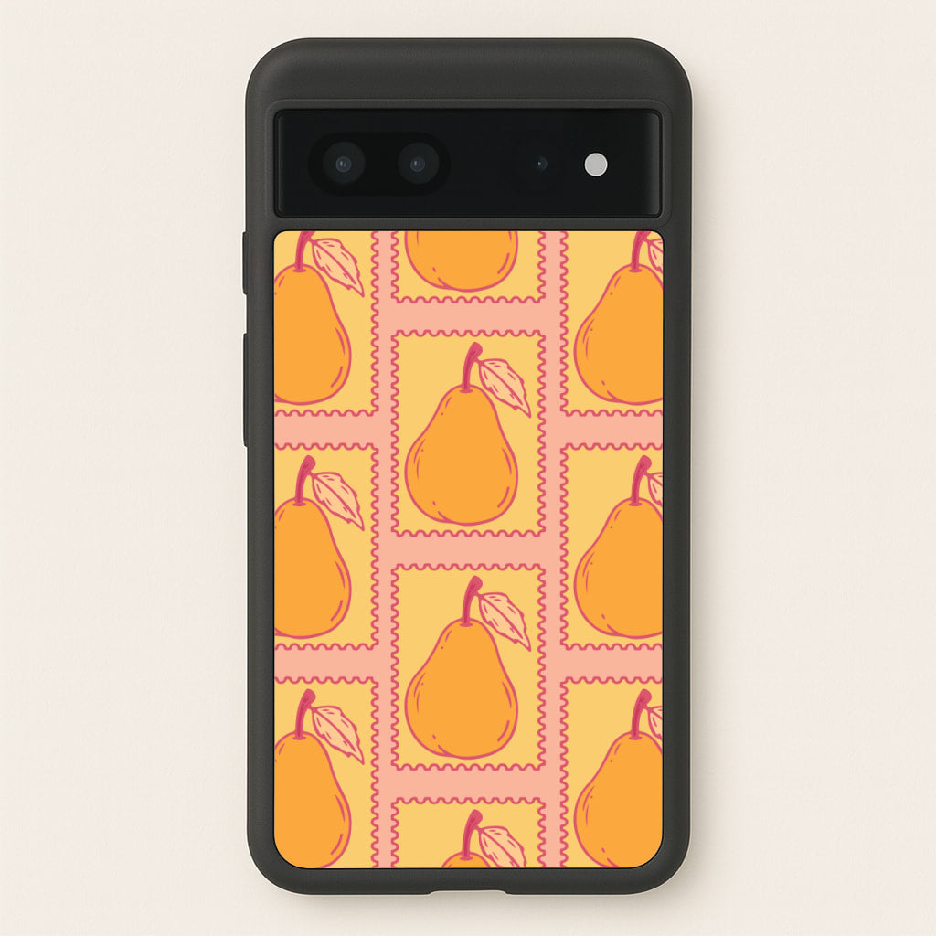 Pear Stamps Pattern - Summer Phone Case for Google Pixel 7