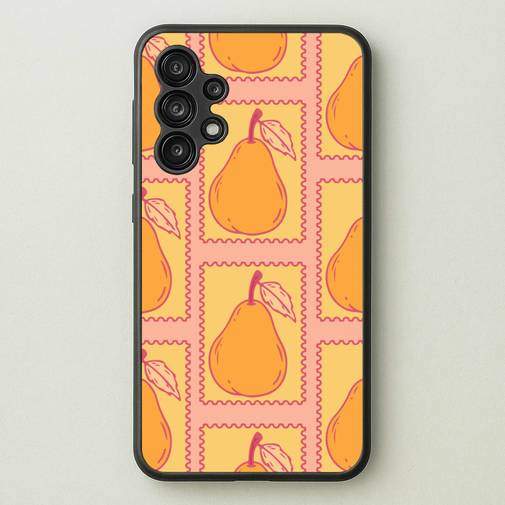 Pear Stamps Pattern - Summer Phone Case for Galaxy A13