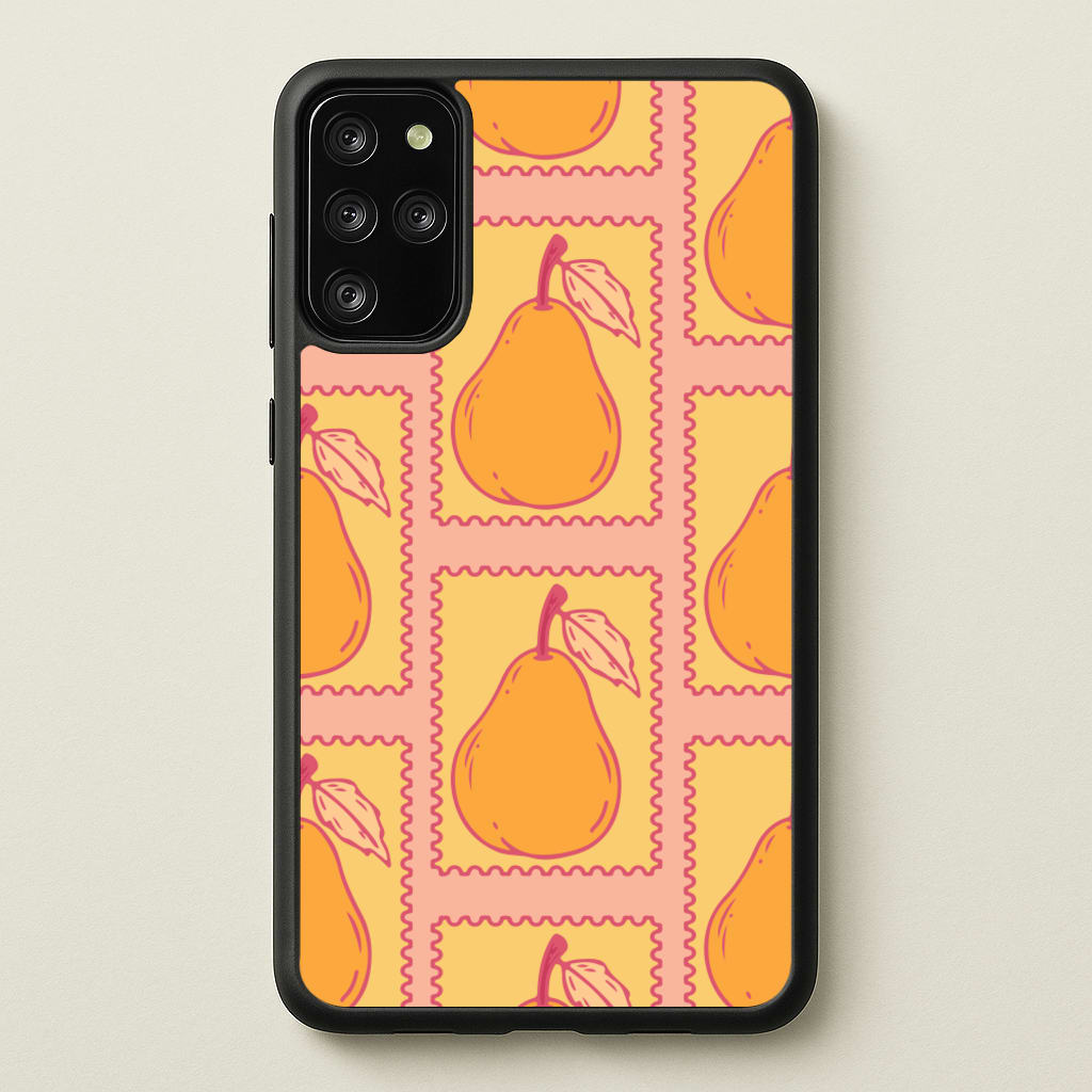 Pear Stamps Pattern - Summer Phone Case for Galaxy S20 Plus