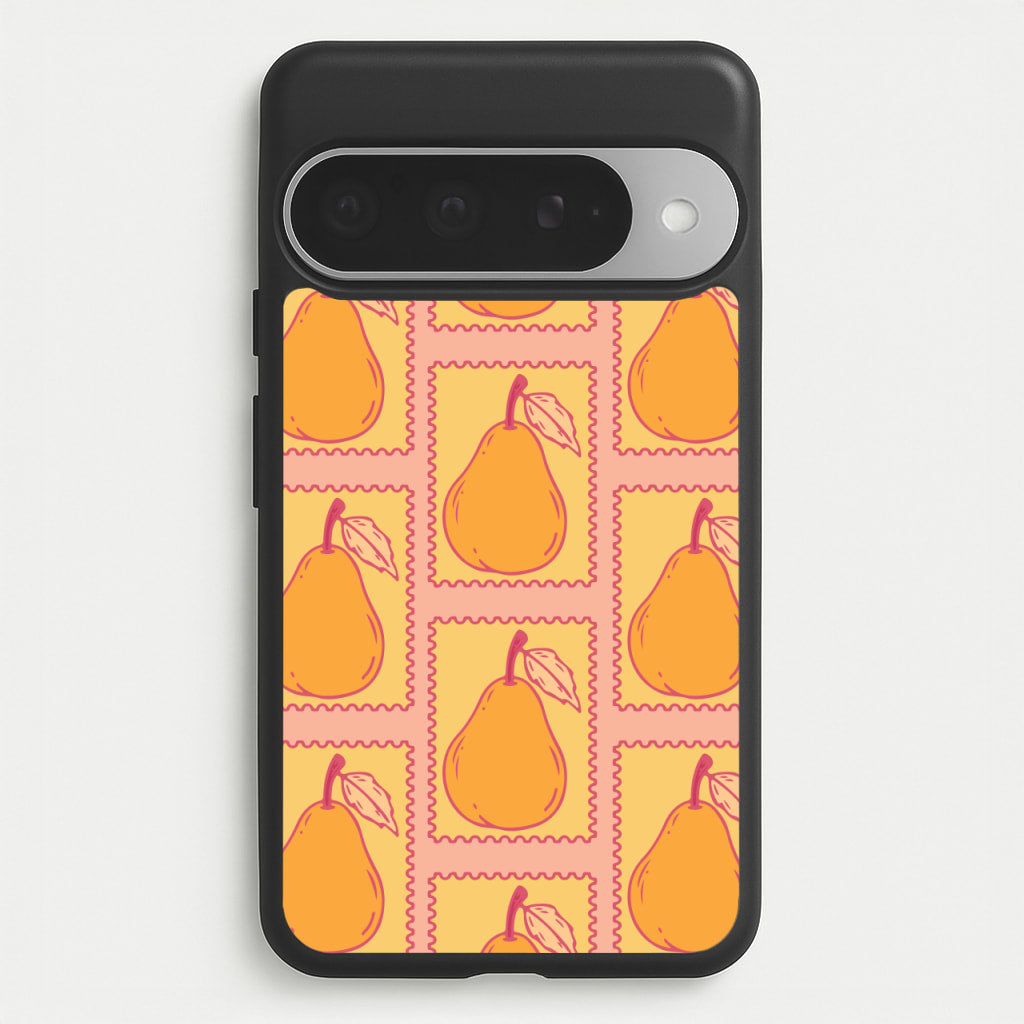 Pear Stamps Pattern Phone Case for Google Pixel 10 Pro XL