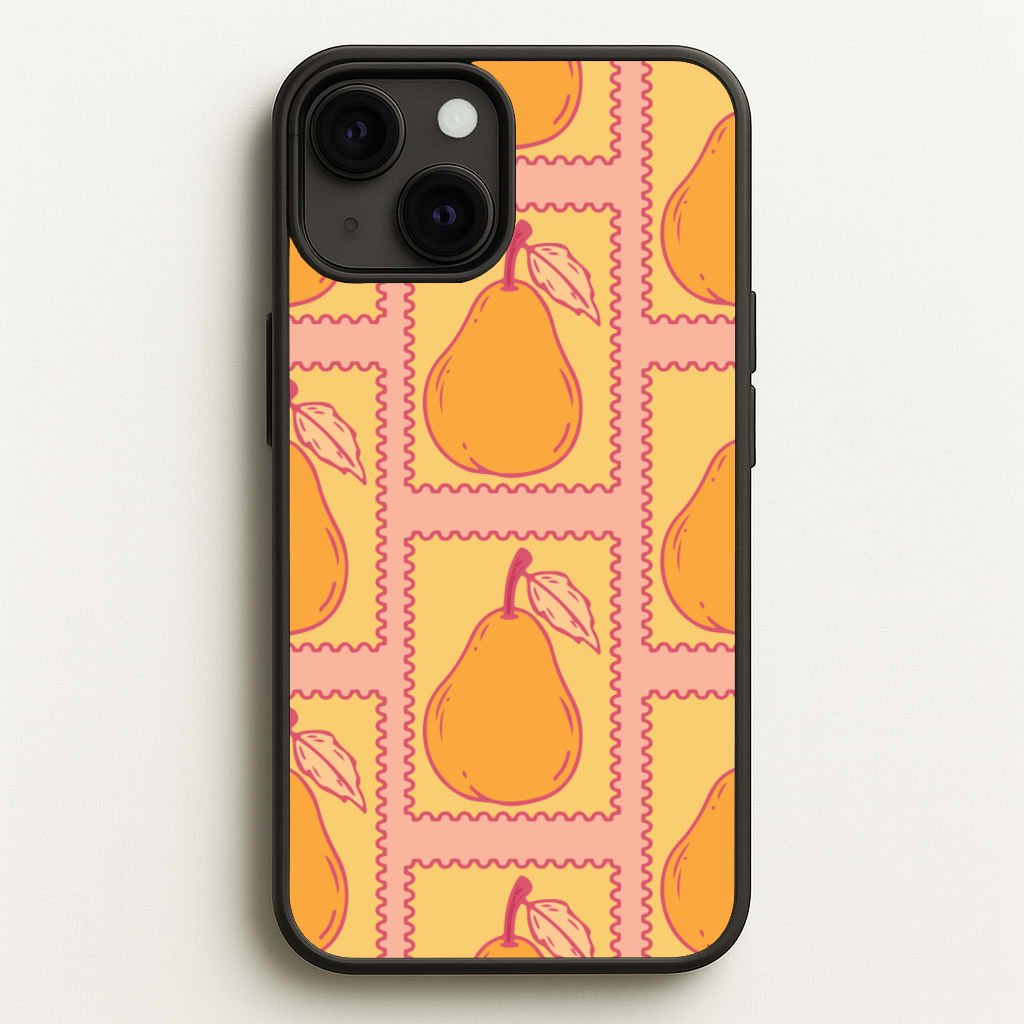 Pear Stamps Pattern - Summer Phone Case for iPhone 13