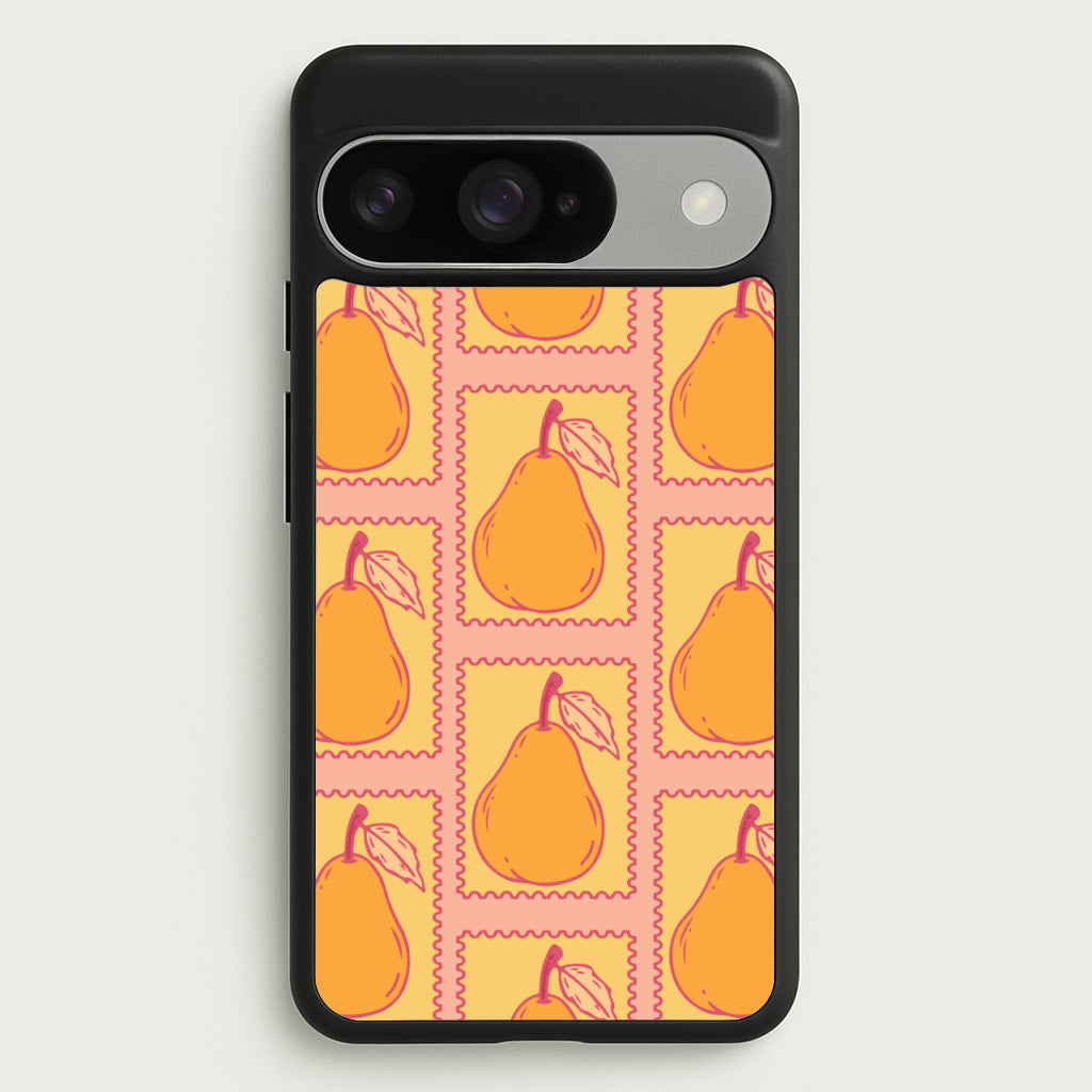 Pear Stamps Pattern Phone Case for Google Pixel 10 / 10 Pro