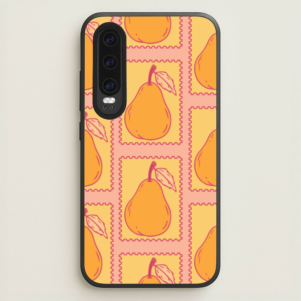 Pear Stamps Pattern - Summer Phone Case for Huawei P30