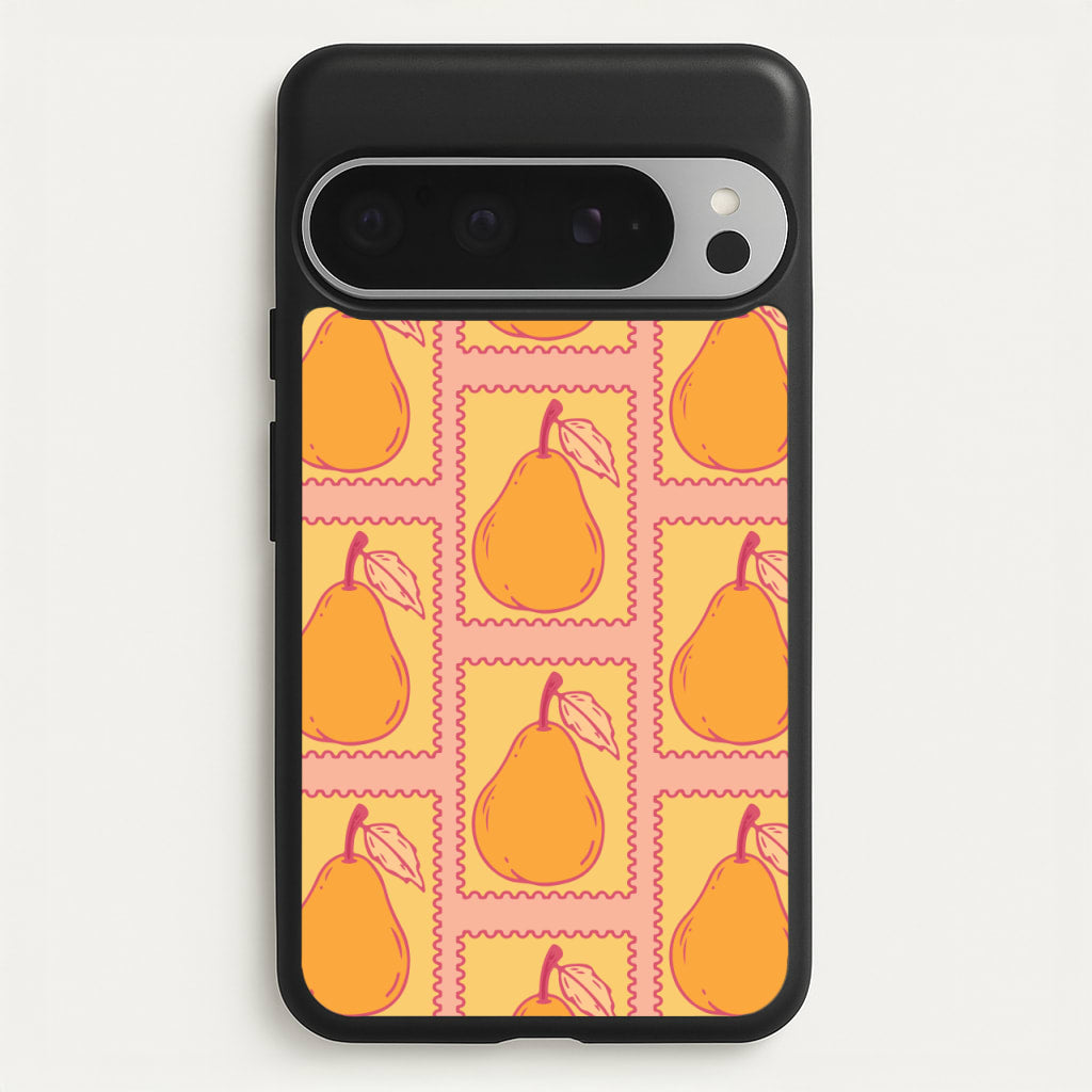 Pear Stamps Pattern - Summer Phone Case for Google Pixel 9 Pro XL