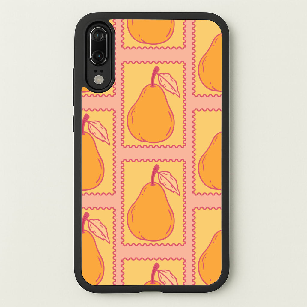 Pear Stamps Pattern - Summer Phone Case for Huawei P20