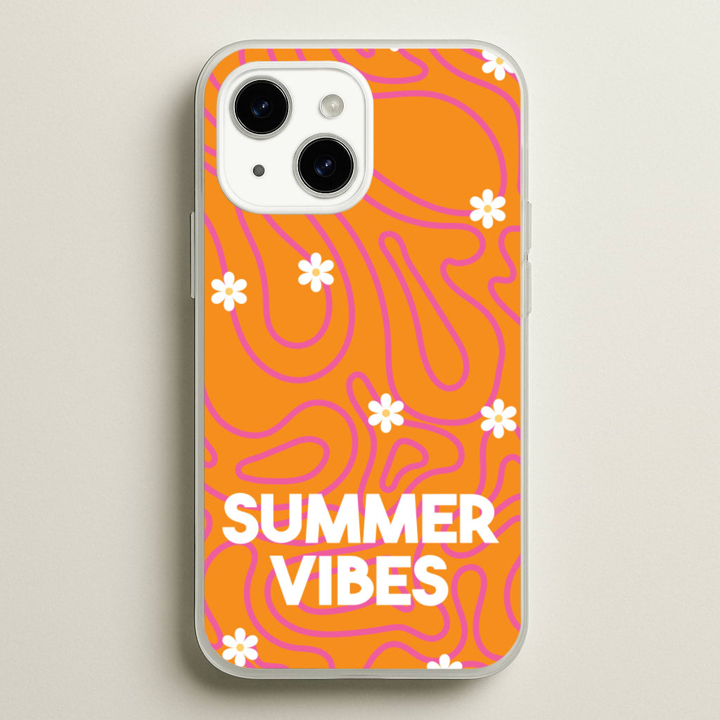 Summer Vibes Daisies - Summer Phone Case for iPhone 14 Plus