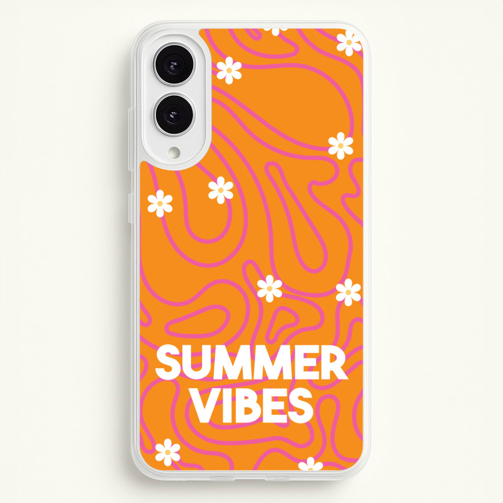 Summer Vibes Daisies - Summer Phone Case for Galaxy S25 Edge