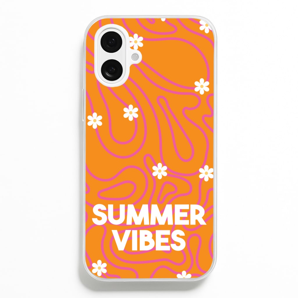 Summer Vibes Daisies - Summer Phone Case for iPhone 16 Plus