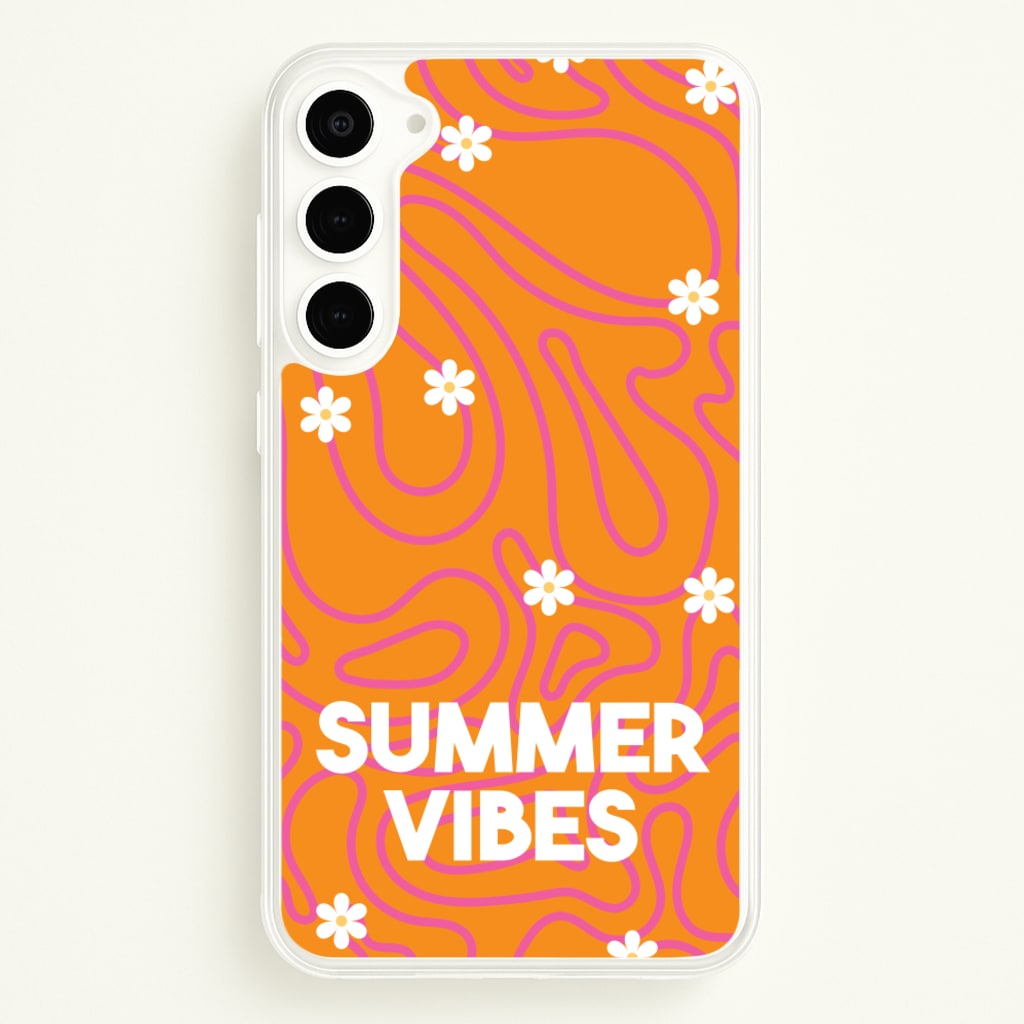 Summer Vibes Daisies - Summer Phone Case for Galaxy S23