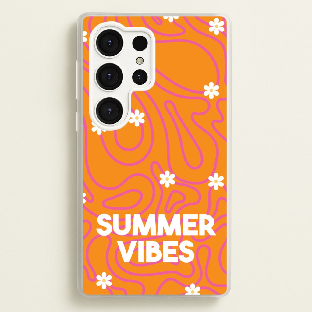Summer Vibes Daisies - Summer Phone Case for Galaxy S25 Ultra