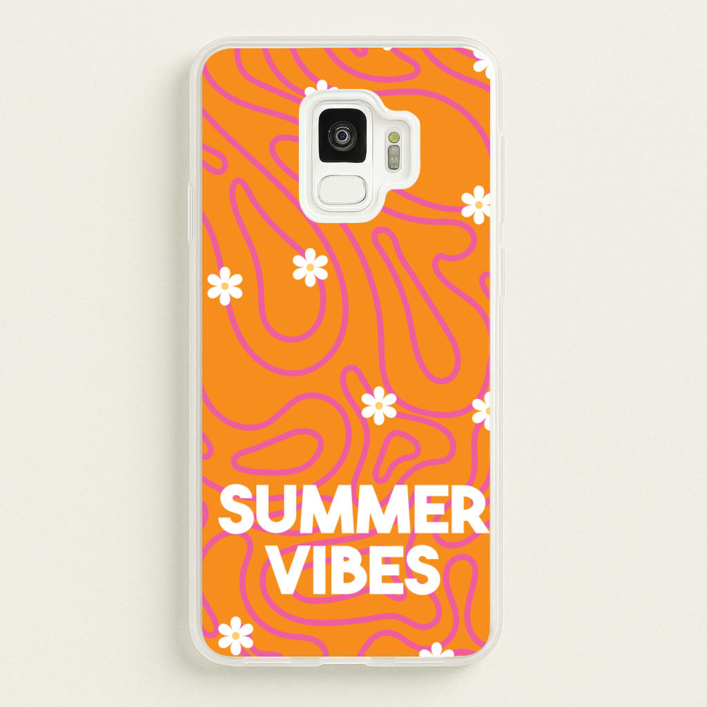 Summer Vibes Daisies - Summer Phone Case for Galaxy S9