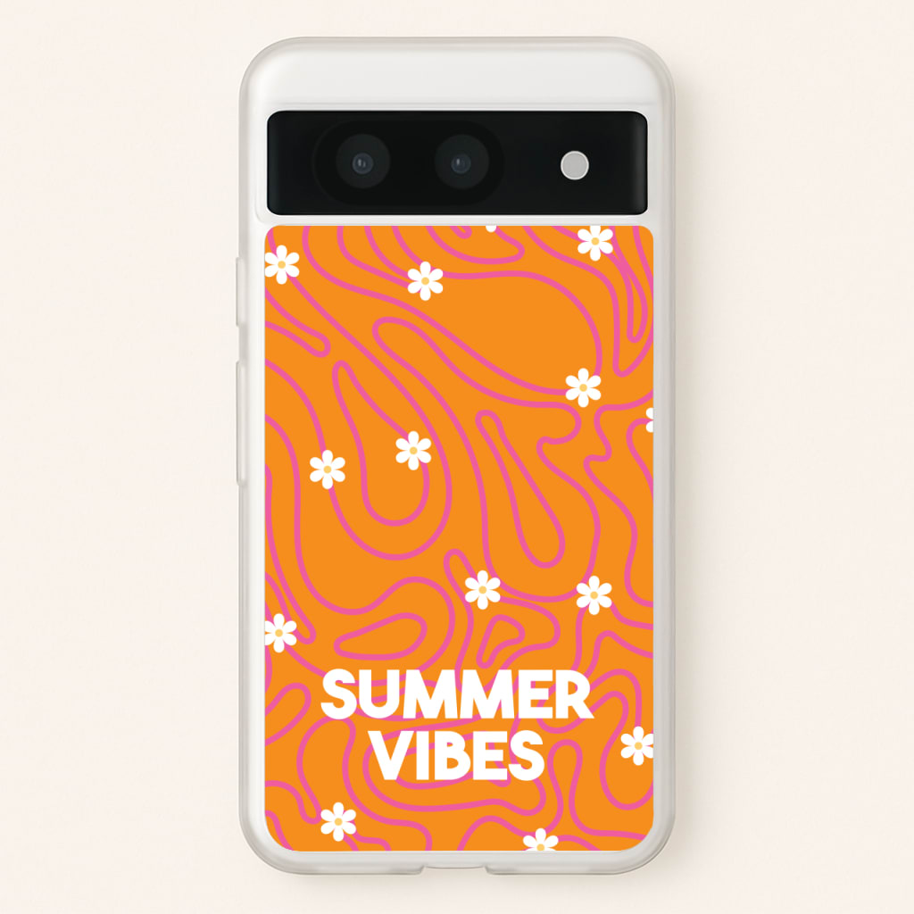 Summer Vibes Daisies - Summer Phone Case for Google Pixel 8a