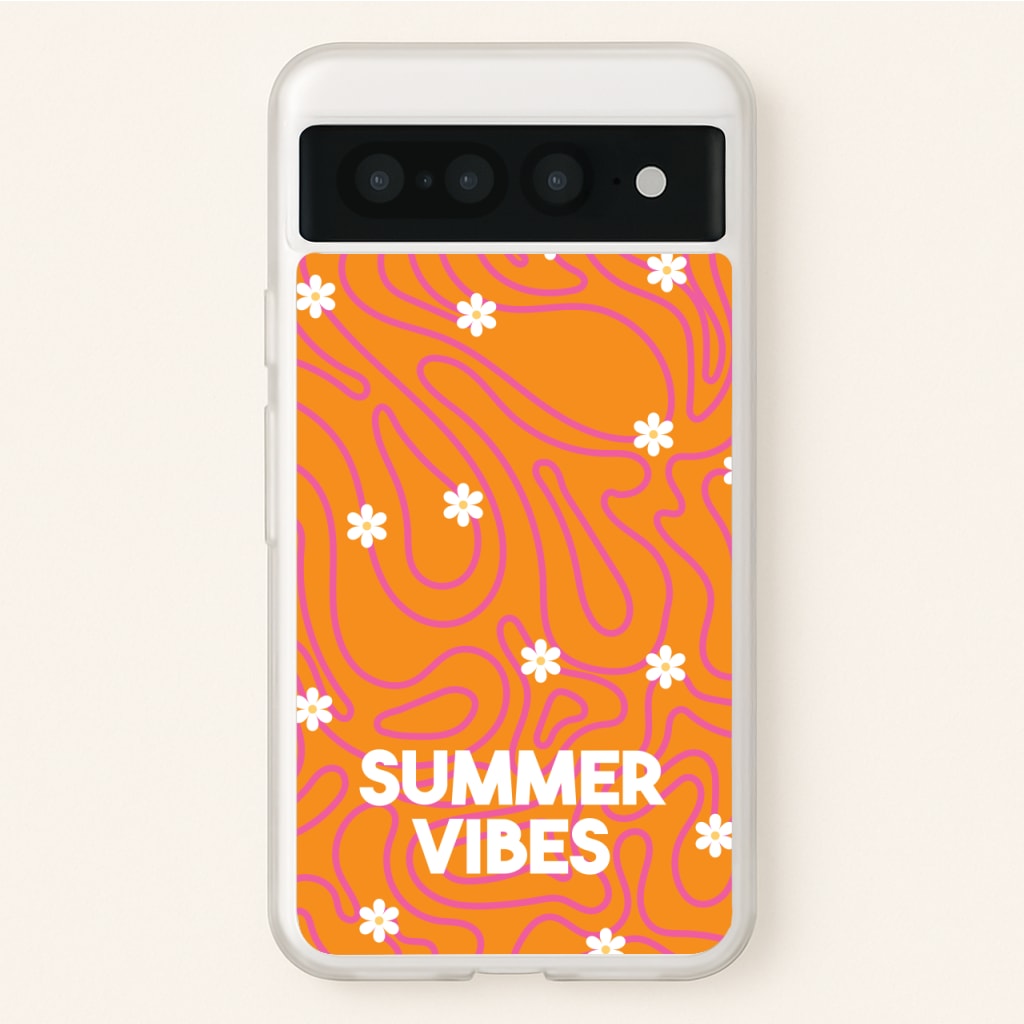 Summer Vibes Daisies - Summer Phone Case for Google Pixel 7 Pro
